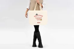 Bolsa de Tela Bolso Tote Bag The Shoe Town^ Bolsos
