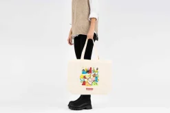 Bolsa de Tela Bolso Tote Bag The Shoe Town^ Bolsos