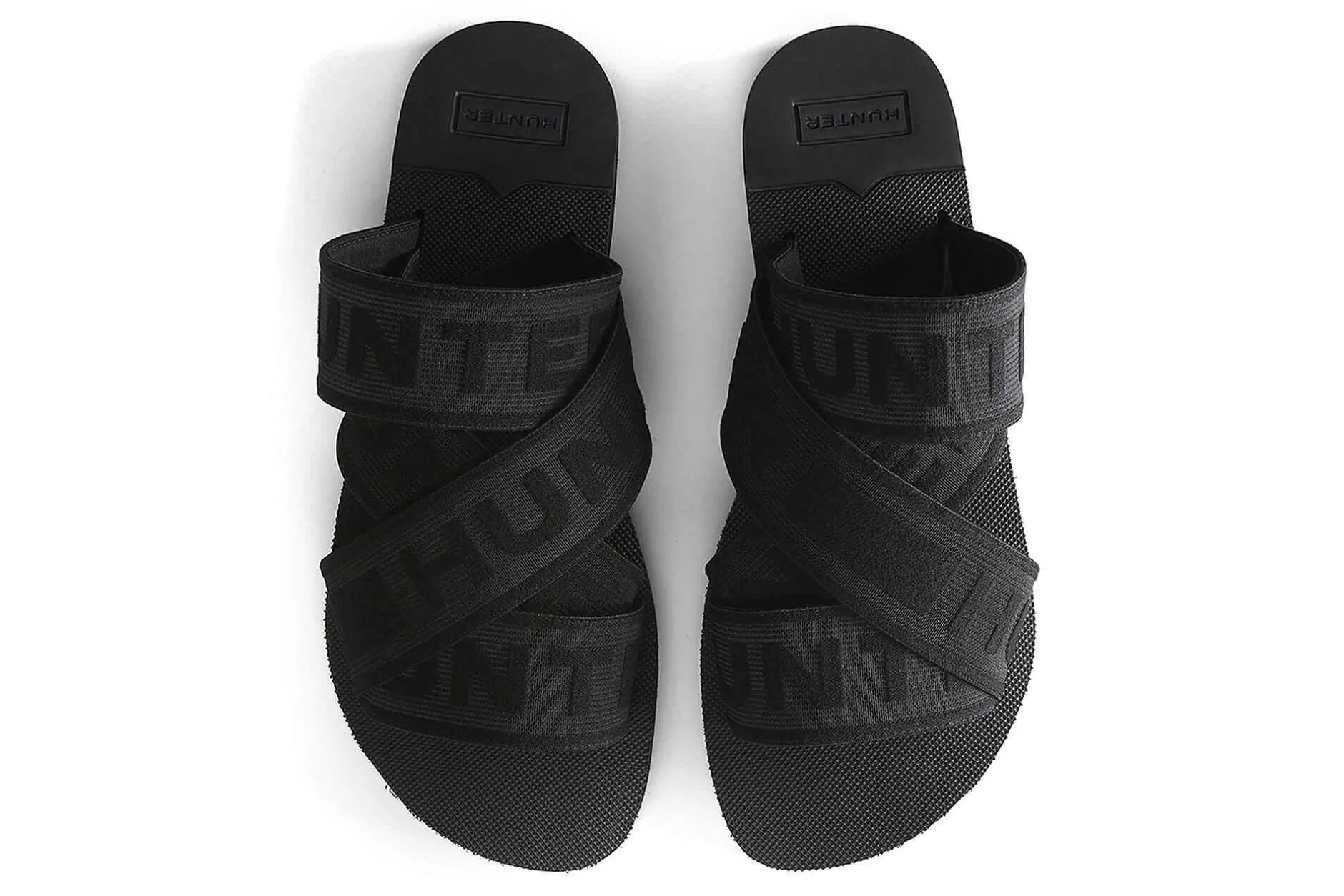 Hunter Chanclas Logo Elstc Xover Slide^Mujer Chanclas