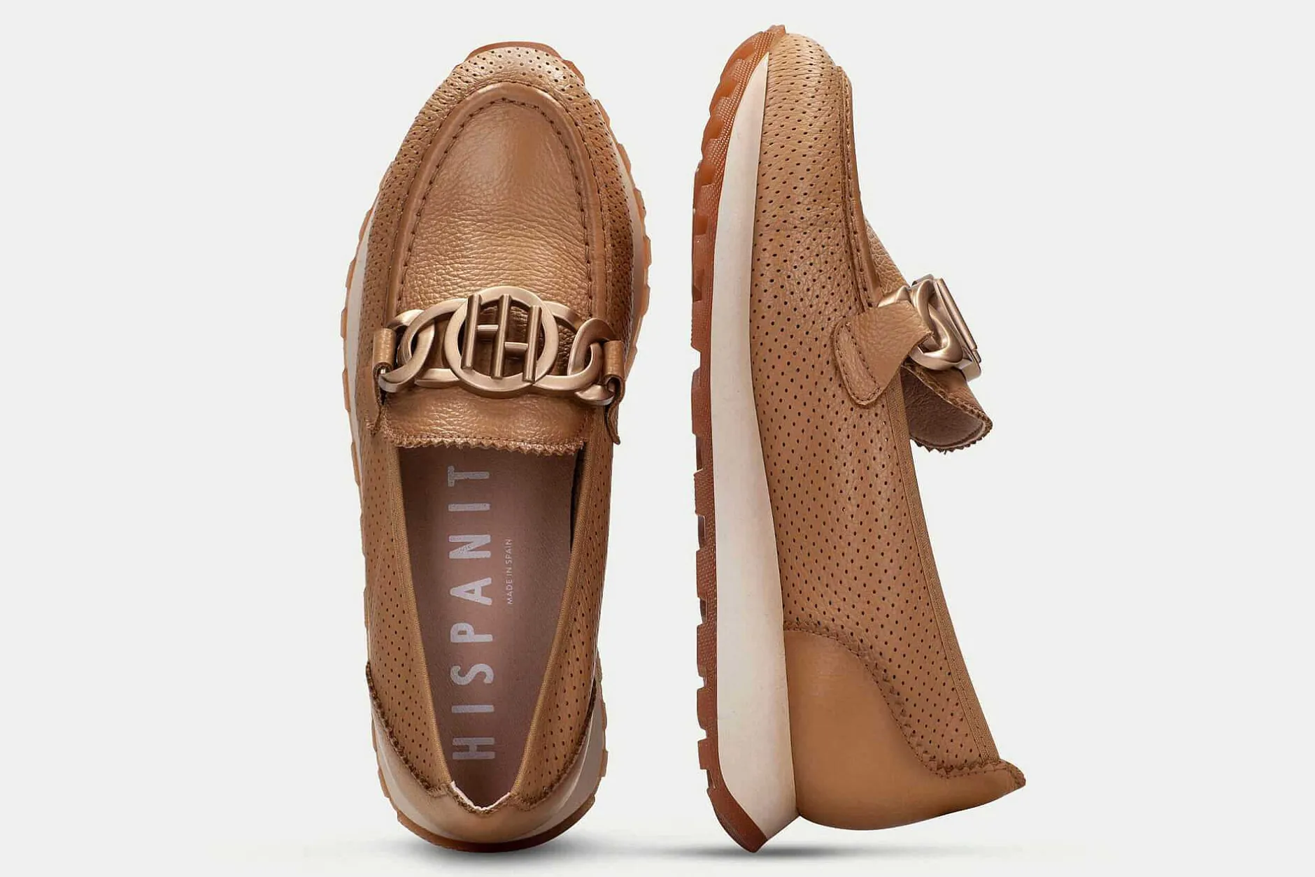Hispanitas Mocasines De Cuna Loira^Mujer Mocasines