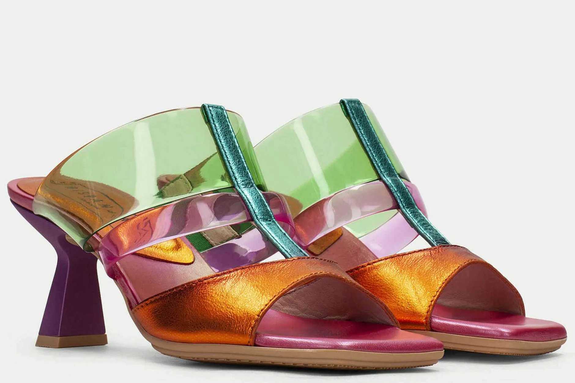 Hispanitas Mules De Tacon Danielle^Mujer Zuecos Y Mules