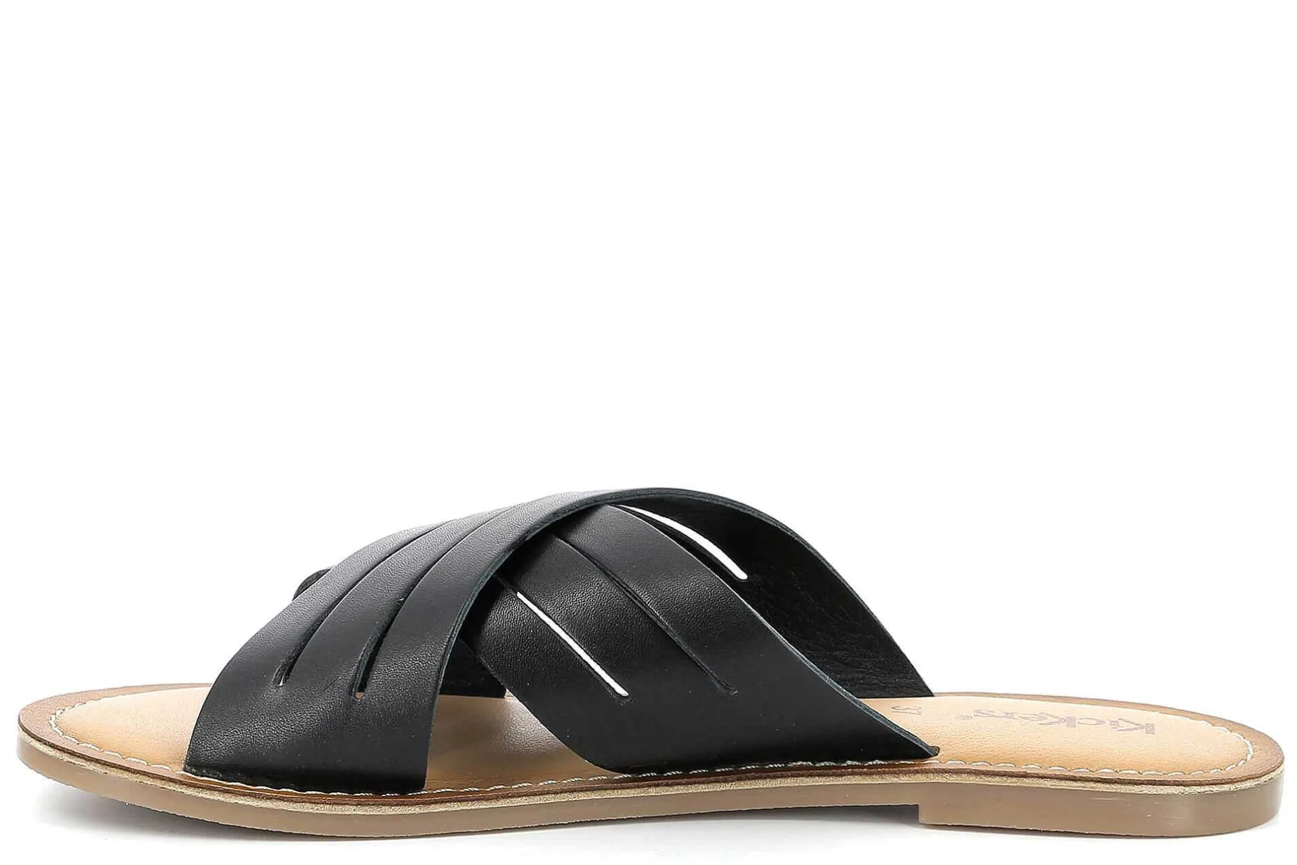 Kickers Mules Planos Kick Day^Mujer Zuecos Y Mules