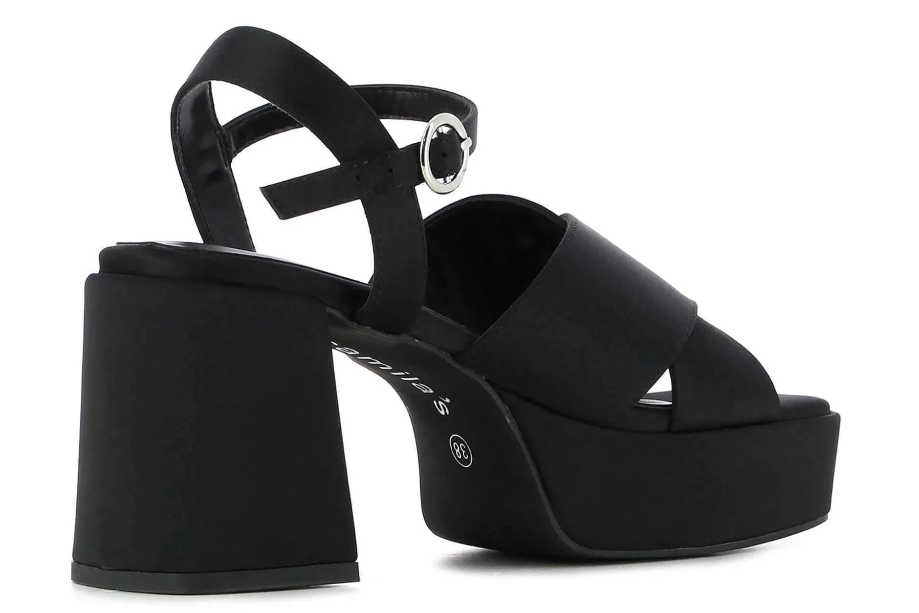 Camila's Sandalias De Tacon Wane^Mujer Sandalias
