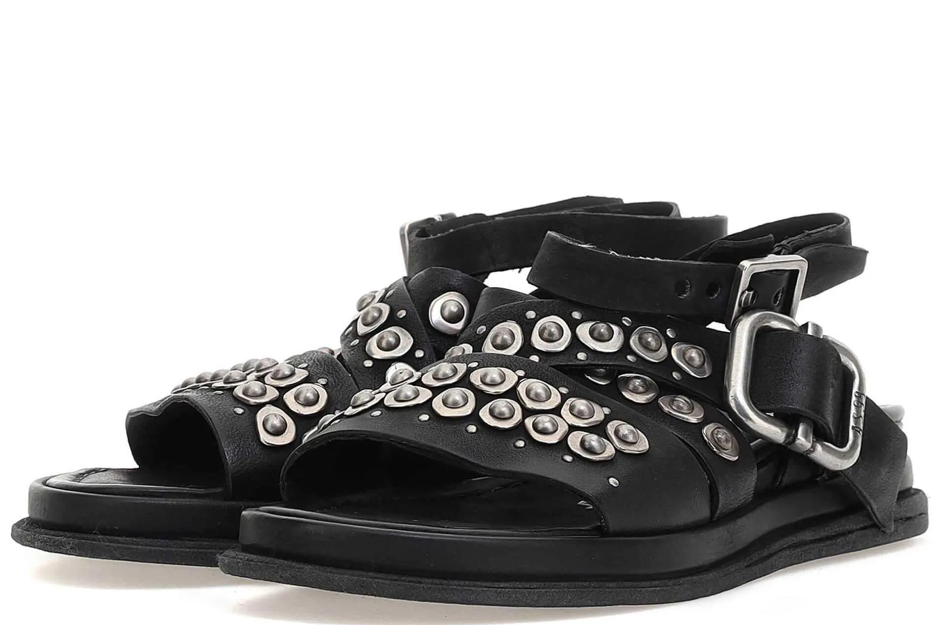 As98 Sandalias Planas Spoon^Mujer Sandalias
