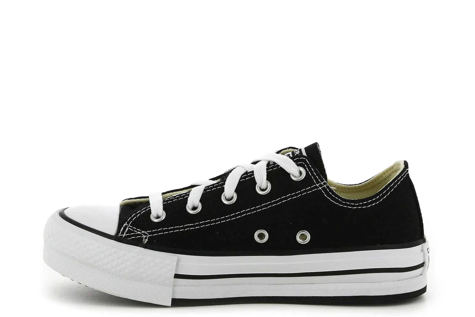 Converse Zapatillas Con Cordones 272857C/001 Black White Black^Niña Zapatillas