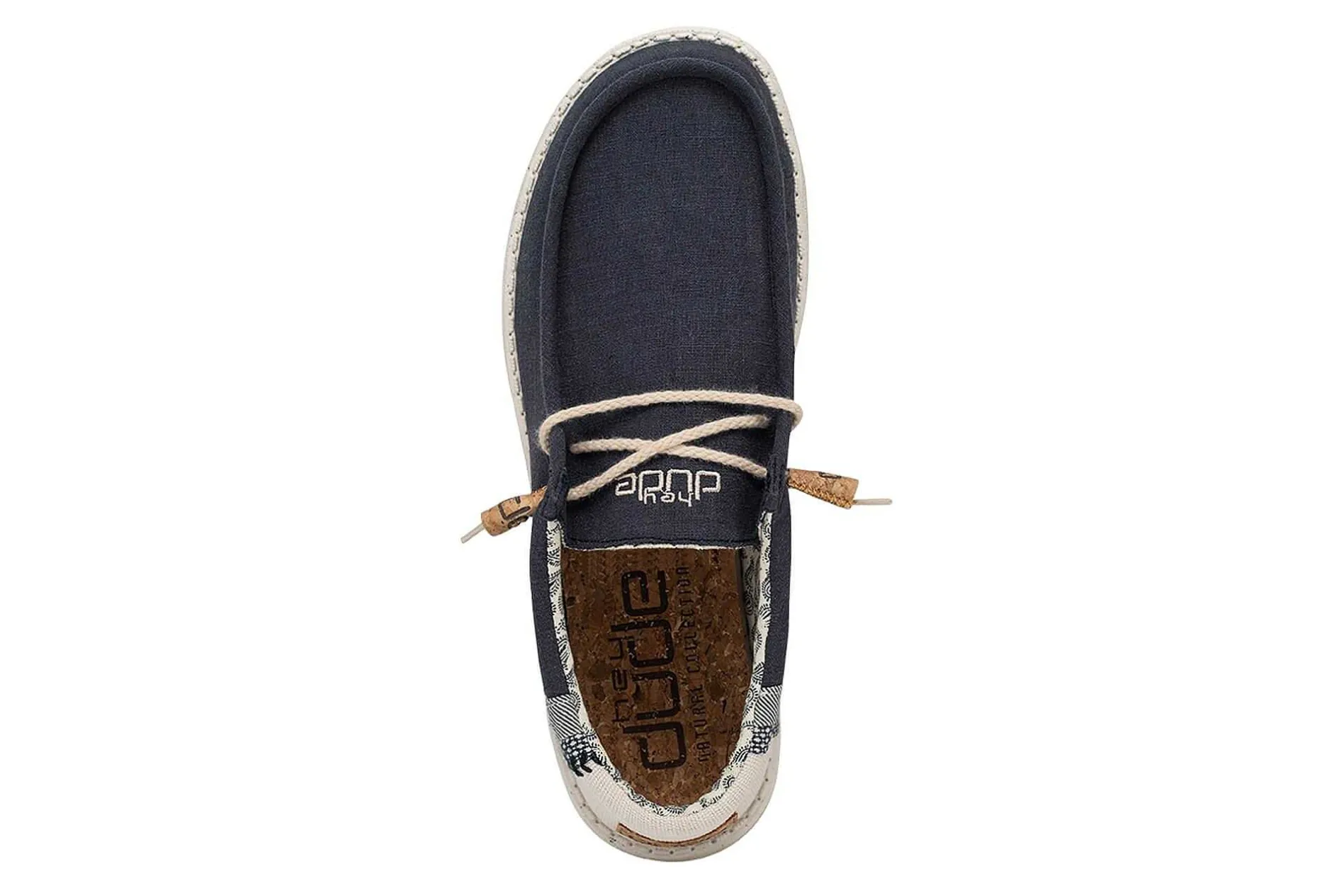 Dude Zapatos Wally Linen Natural^Hombre Zapatos